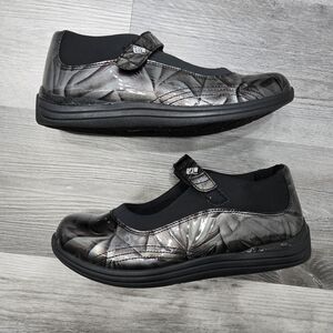 Drew Women’s Black Metallic Mary Jane Comfort Shoes
